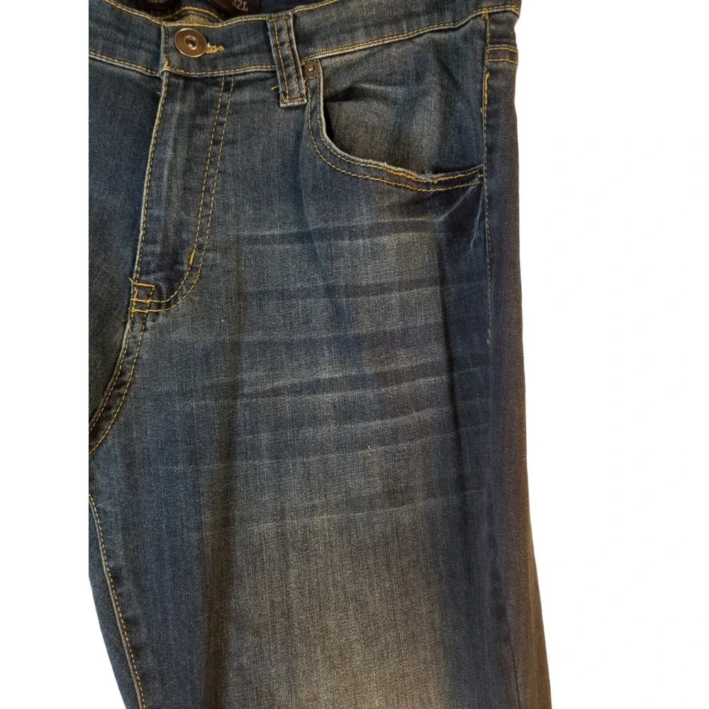 BAILEYS PT Jeans Mens 34x32  Blue Denim Straight Leg